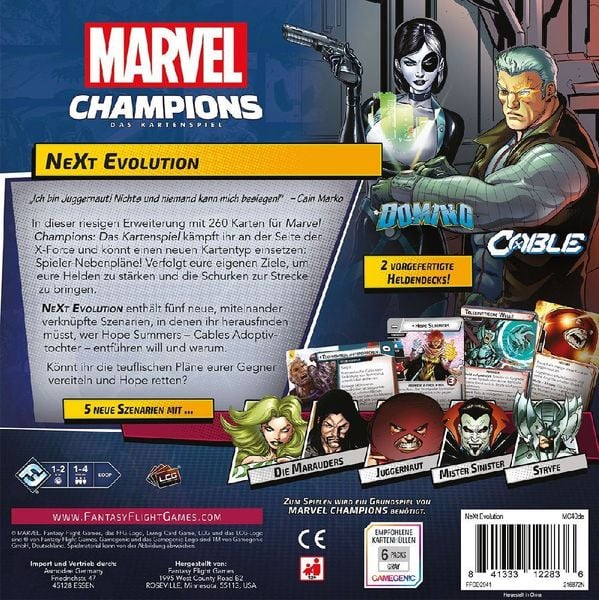 Produktbild: Marvel Champions Das Kartenspiel - NeXt Evolution DE