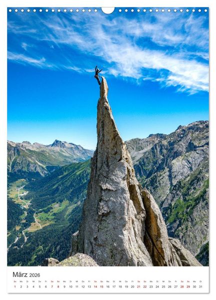 Produktbild: Klettern - Die Berge rufen. (Wandkalender 2026 DIN A3 hoch), CALVENDO Monatskalender