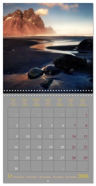 Produktbild: Iceland - the land of ice and fire (Wall Calendar 2026 12 &times; 12 Inch) CALVENDO 12 Month Wall Calendar