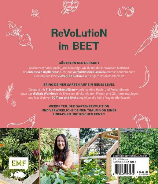 Produktbild: Bunte Beete &ndash; Einfach g&auml;rtnern mit intensiver Bepflanzung in Hochbeet und Freiland