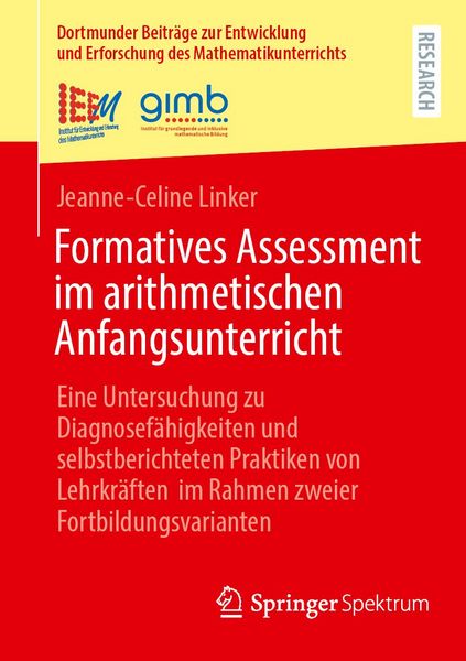 Produktbild: Formatives Assessment im arithmetischen Anfangsunterricht