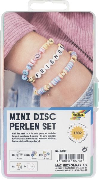 Mini Disc Perlen Set, 1.832 Teile