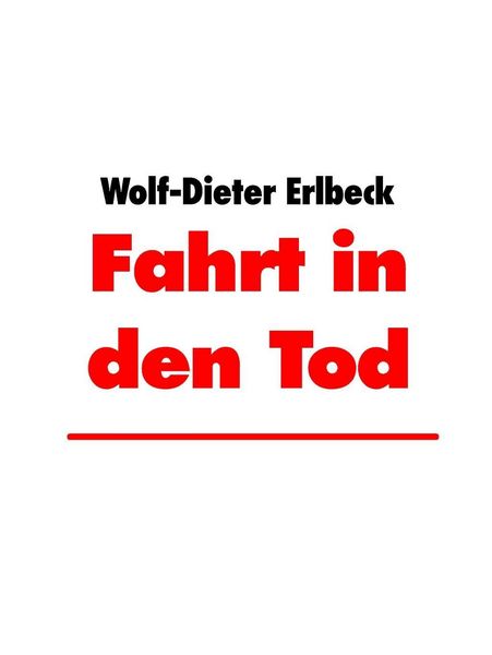 Produktbild: Fahrt in den Tod