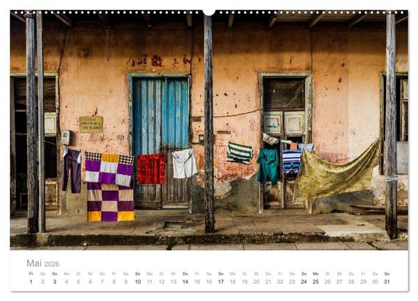 Produktbild: Cuba - Unter der Sonne der Karibik (Wandkalender 2026 DIN A2 quer), CALVENDO Monatskalender