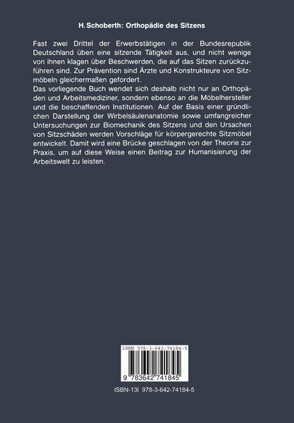 Produktbild: Orthop&auml;die des Sitzens