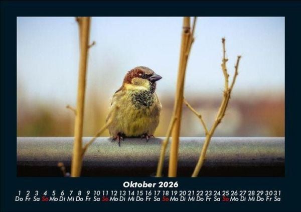 Produktbild: Vogelparadies 2026 Fotokalender DIN A5