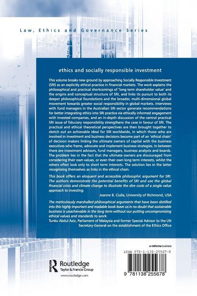 Produktbild: Ethics and Socially Responsible Investment