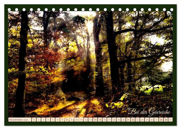 Produktbild: Dreieich Natur Pur (Tischkalender 2026 DIN A5 quer), CALVENDO Monatskalender