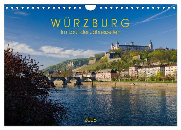 Produktbild: W&uuml;rzburg - Im Lauf der Jahreszeiten (Wandkalender 2026 DIN A4 quer), CALVENDO Monatskalender
