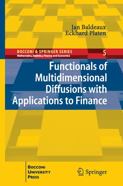 Produktbild: Functionals of Multidimensional Diffusions with Applications to Finance