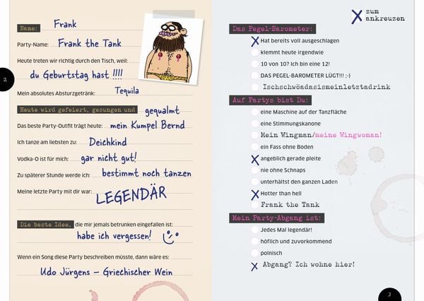 Produktbild: Let's Party: Party! Ausf&uuml;llbuch f&uuml;r Partyg&auml;ste