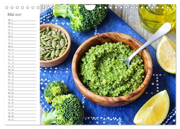 Produktbild: Zero Waste Pesto - 12 Monate, 12 Reste, unendlich Geschmack (Wandkalender 2027 DIN A4 quer), CALVENDO Monatskalender