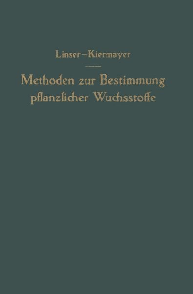 Produktbild: Methoden zur Bestimmung pflanzlicher Wuchsstoffe