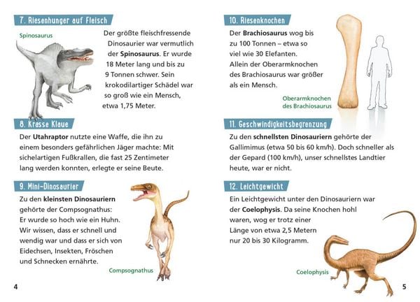 Produktbild: Pixi Wissen 55: Dinosaurier. 100 erstaunliche Tatsachen