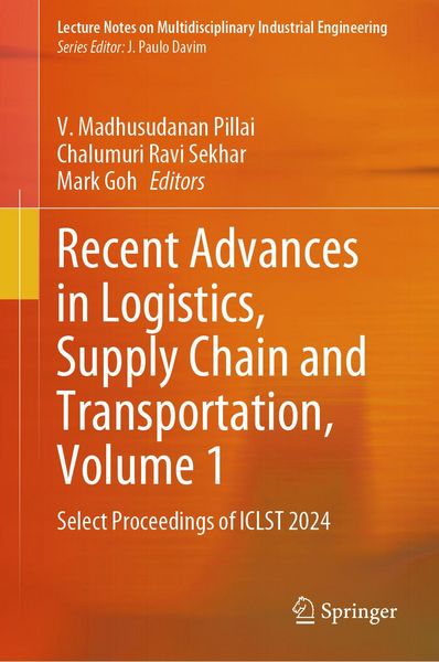 Produktbild: Recent Advances in Logistics, Supply Chain and Transportation, Volume 1