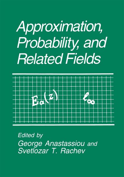 Produktbild: Approximation, Probability, and Related Fields
