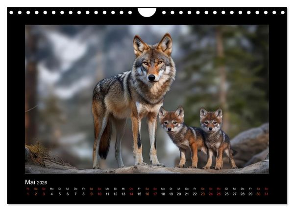 Produktbild: Geheimnisvolle Wildnis Deutschlands (Wandkalender 2026 DIN A4 quer), CALVENDO Monatskalender