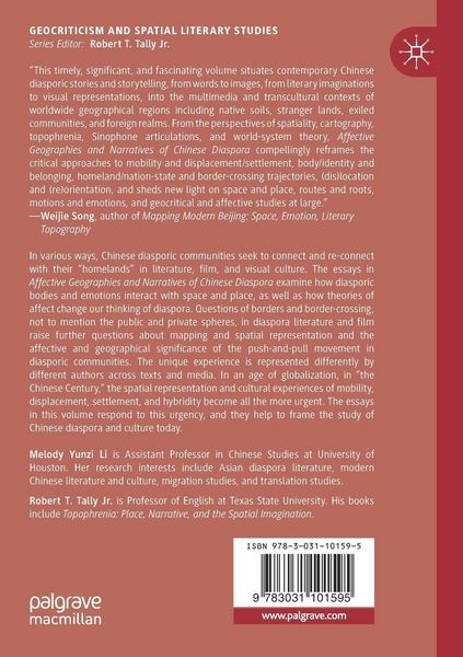 Produktbild: Affective Geographies and Narratives of Chinese Diaspora