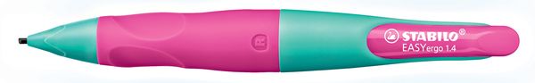 STABILO Druckbleistift EASYergo HB 1.4 türkis/neonpink für Rechtshänder