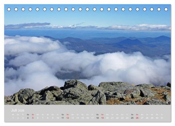 Produktbild: Indian Summer in New England (Tischkalender 2026 DIN A5 quer), CALVENDO Monatskalender