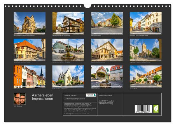 Produktbild: Aschersleben Impressionen (Wandkalender 2026 DIN A3 quer), CALVENDO Monatskalender