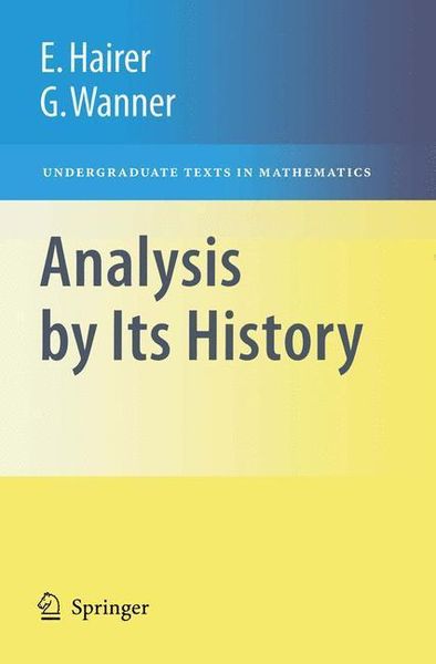 Produktbild: Analysis by Its History