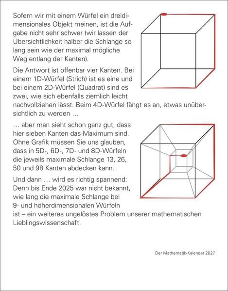 Produktbild: Der Mathematik-Kalender Tagesabrei&szlig;kalender 2027 - Nachts teile ich heimlich durch Null