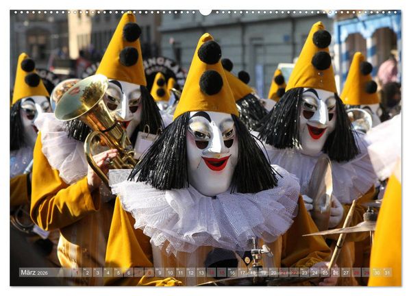 Produktbild: Basels Fasnacht (hochwertiger Premium Wandkalender 2026 DIN A2 quer), Kunstdruck in Hochglanz