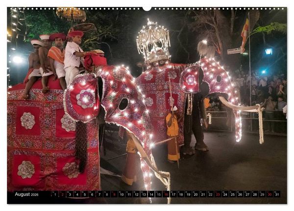 Produktbild: Sri Lanka - Highlights (Wandkalender 2026 DIN A2 quer), CALVENDO Monatskalender