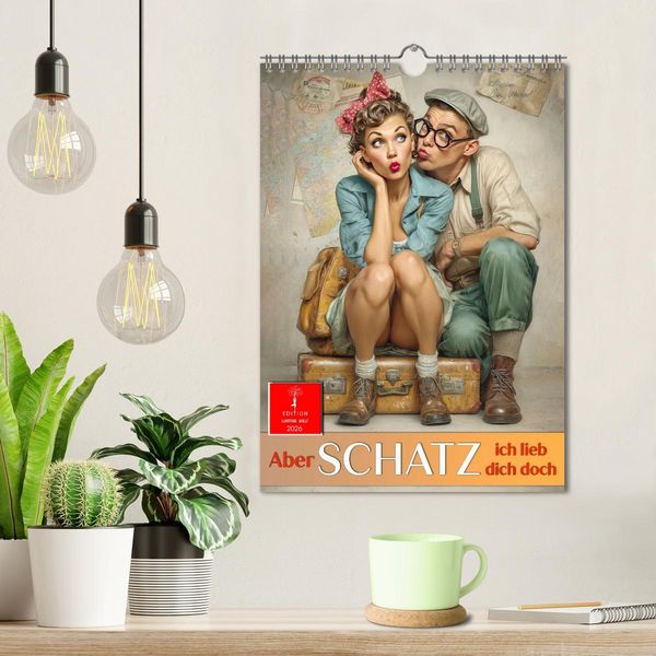 Produktbild: Aber Schatz, ich lieb dich doch (Wandkalender 2026 DIN A4 hoch), CALVENDO Monatskalender