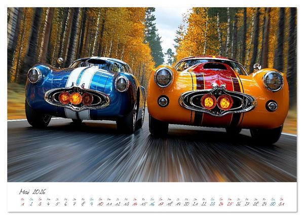 Produktbild: Coole Flitzer (Wandkalender 2026 DIN A3 quer), CALVENDO Monatskalender