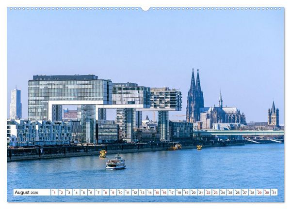 Produktbild: K&ouml;ln - Facetten einer Stadt (hochwertiger Premium Wandkalender 2026 DIN A2 quer), Kunstdruck in Hochglanz