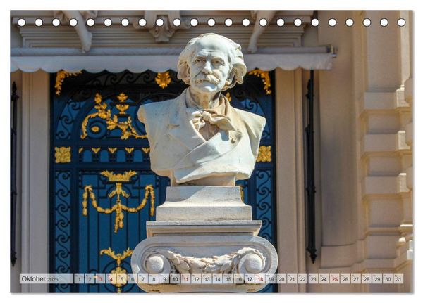 Produktbild: Monaco - Diamant am Mittelmeer (Tischkalender 2026 DIN A5 quer), CALVENDO Monatskalender