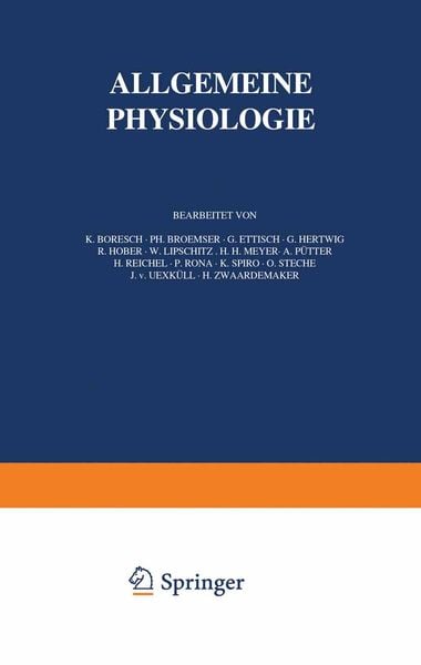 Produktbild: Handbuch der Normalen und Pathologischen Physiologie