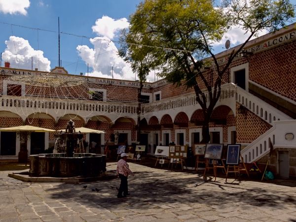 Produktbild: Im K&uuml;nstlerviertel von Puebla (Puzzle)