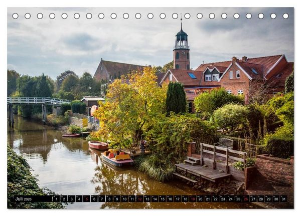 Produktbild: Sch&ouml;nes Ostfriesland (Tischkalender 2026 DIN A5 quer), CALVENDO Monatskalender