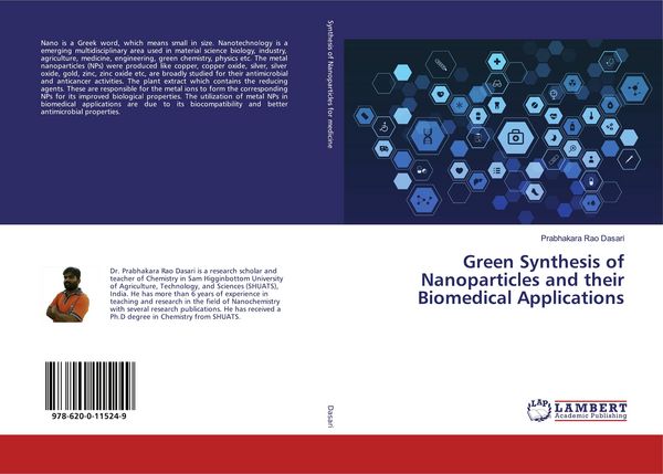Produktbild: Green Synthesis of Nanoparticles and their Biomedical Applications