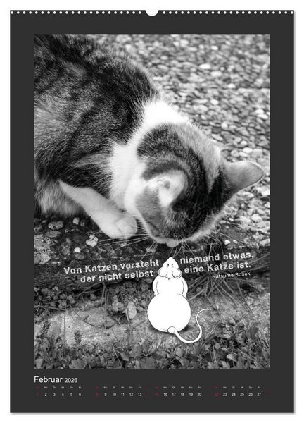 Produktbild: Katz & Maus (Wandkalender 2026 DIN A2 hoch), CALVENDO Monatskalender
