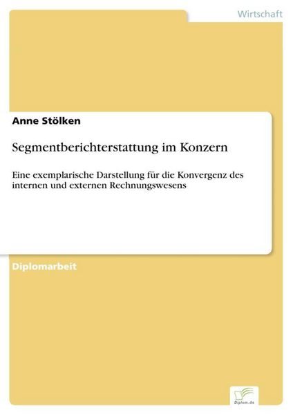 Produktbild: Segmentberichterstattung im Konzern
