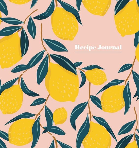 Produktbild: Lemon and Leaves Recipe Journal