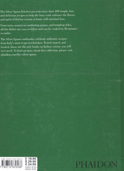 Produktbild: The Silver Spoon Quick and Easy Italian Recipes