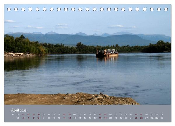 Produktbild: Kamtschatka - Vulkane, Asche, Eis (Tischkalender 2026 DIN A5 quer), CALVENDO Monatskalender