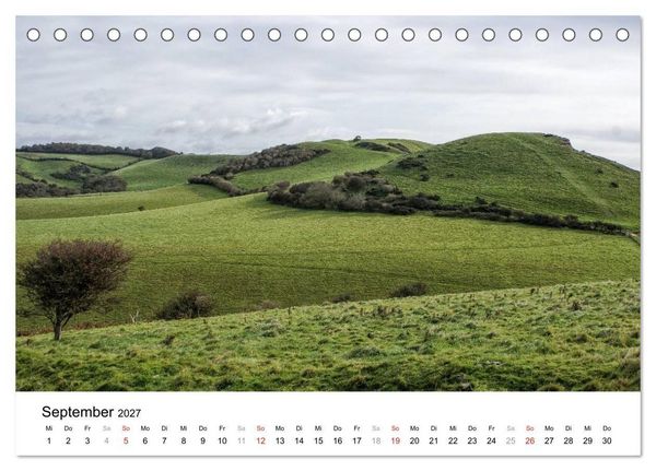 Produktbild: Englands wilder S&uuml;den (Tischkalender 2027 DIN A5 quer), CALVENDO Monatskalender