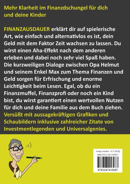 Produktbild: Finanzausdauer - Spielerisch mit Hilfe von Bildern und Zitaten verstehen, wie einfach das Thema Geldanlage doch eigentlich ist