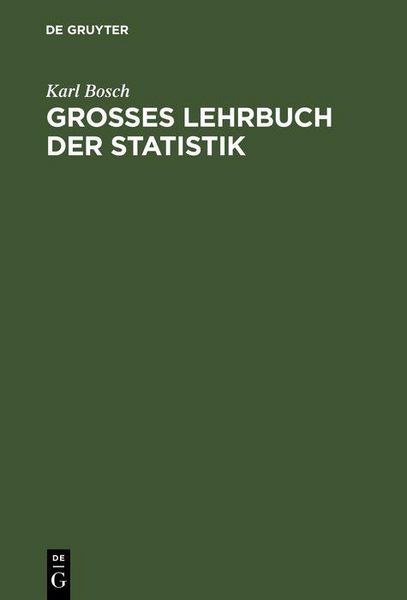 Produktbild: Gro&szlig;es Lehrbuch der Statistik