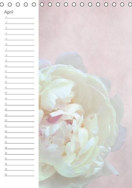 Produktbild: Zarte Bl&uuml;ten / Geburtstagskalender (Tischkalender immerw&auml;hrend DIN A5 hoch)