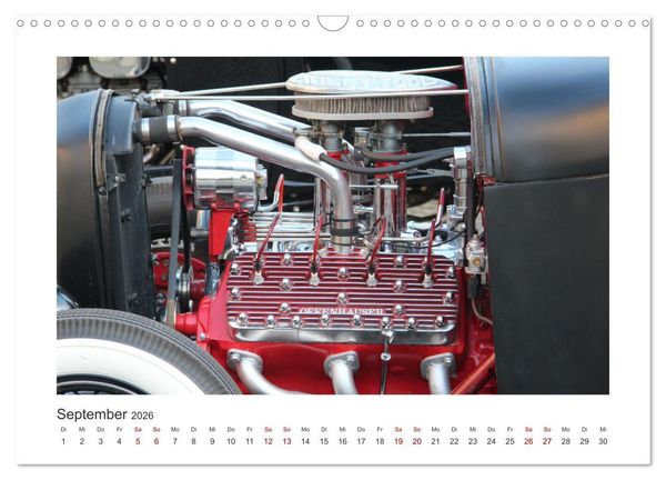 Produktbild: Ford Flathead V8 Motoren (Wandkalender 2026 DIN A3 quer), CALVENDO Monatskalender
