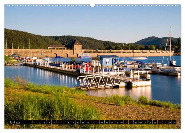Produktbild: Rund um den Edersee (hochwertiger Premium Wandkalender 2026 DIN A2 quer), Kunstdruck in Hochglanz