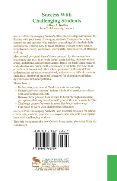 Produktbild: Success With Challenging Students