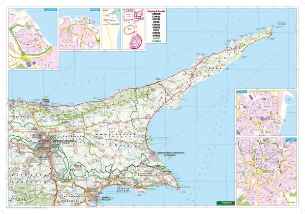 Produktbild: freytag & berndt Stra&szlig;enkarte Zypern 1:150.000